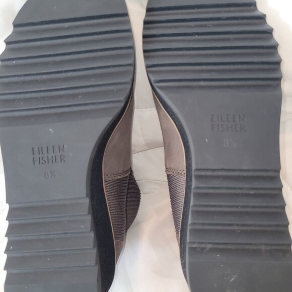 Eileen Fisher Wedge Suede Booties - Picture 6 of 7